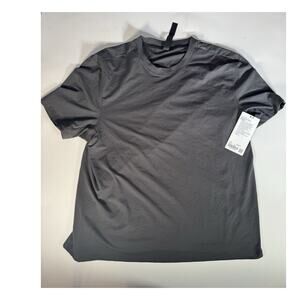 NWT Lululemon Zeroed In Short-Sleeve Shirt Graphite Grey Mens XXL